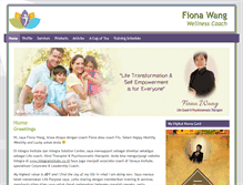 Tablet Screenshot of fiona-wang.com